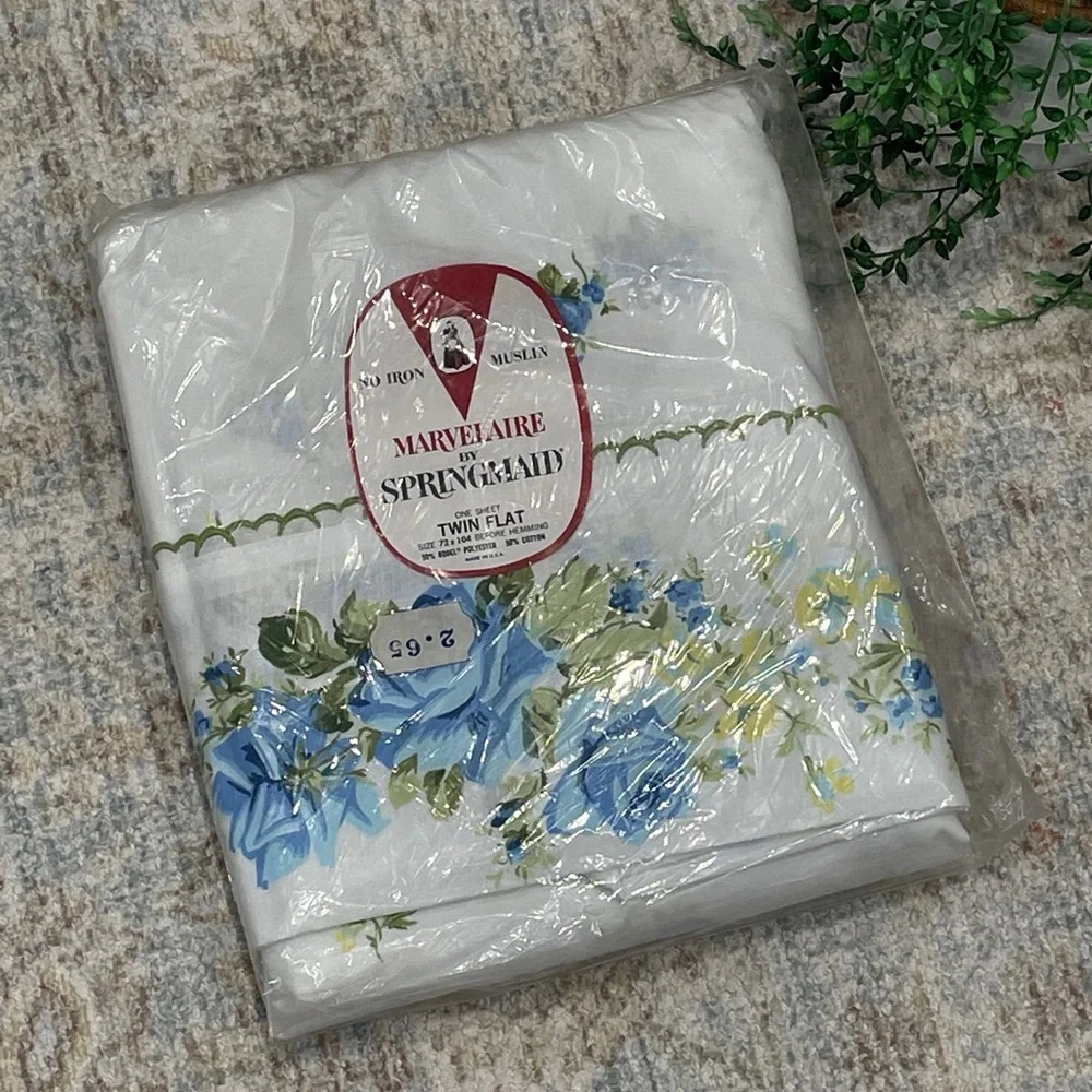 VINTAGE SPRINGMAID FLAT SHEET